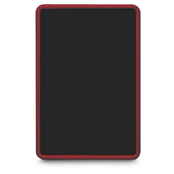 Corkboard, Single Door, Radius Frame, 36x36", Black/Surf